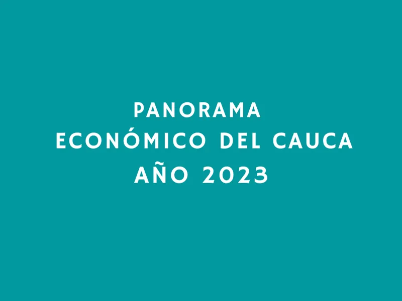 Panorama Económico del Cauca 2023
