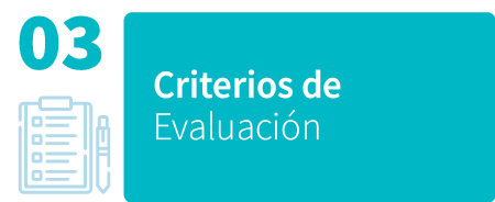Criterios de evaluación