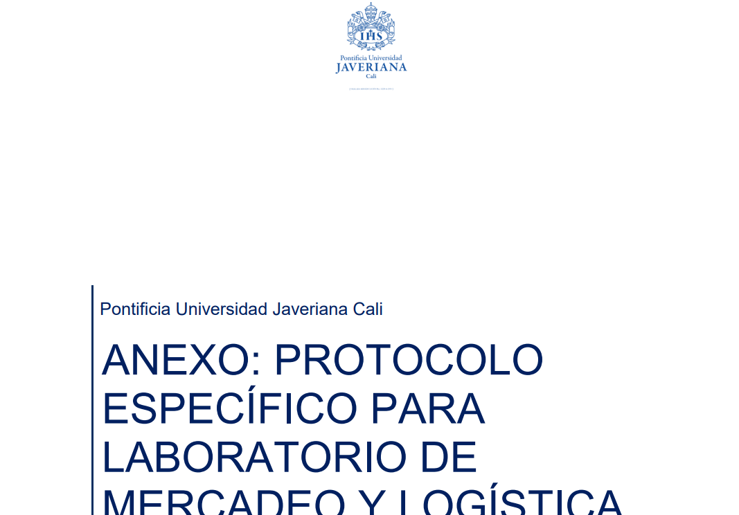 ANEXO: PROTOCOLO ESPECÍFICO PARA LABORATORIO DE MERCADEO Y LOGÍSTICA