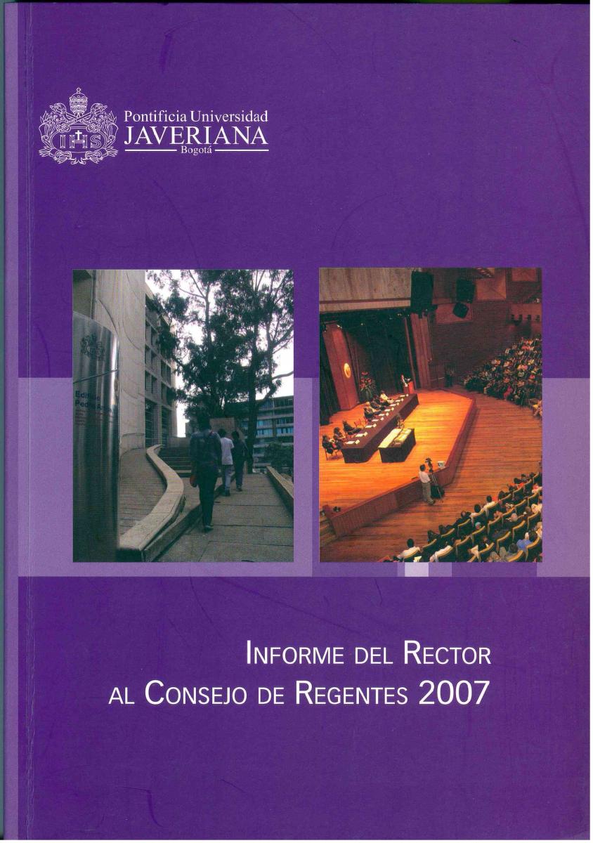 Informe de gestión 2007