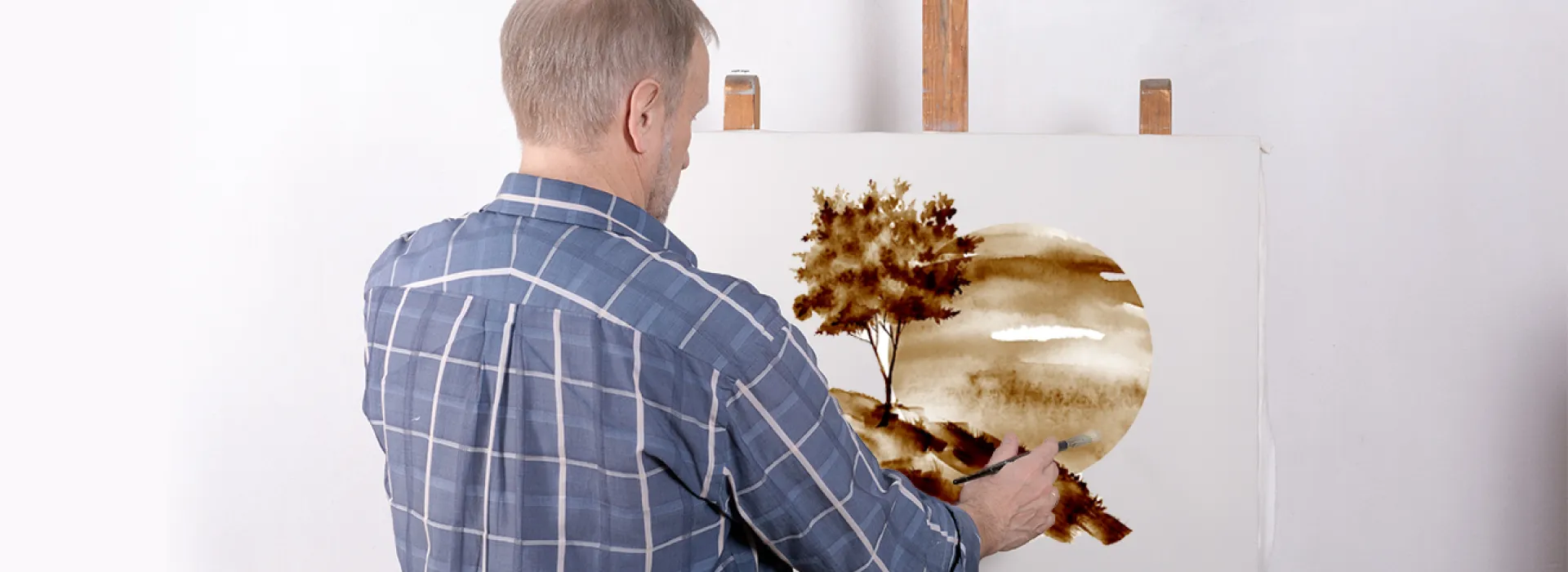 Taller corto Pintando paisajes con café