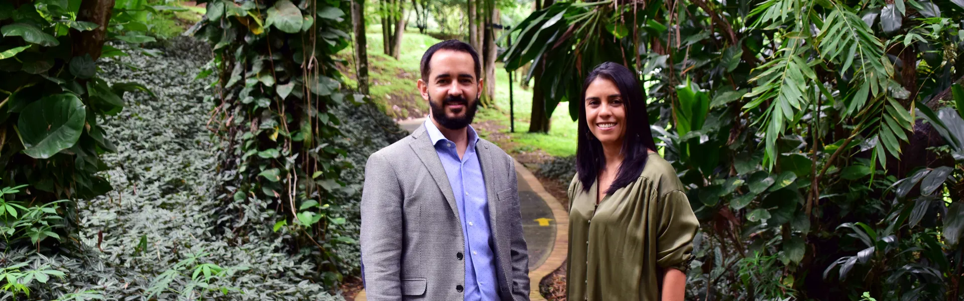 Lya Paola Sierra y Pavel Vidal, creadores del Indicador Mensual de Actividad Económica de la Javeriana Cali