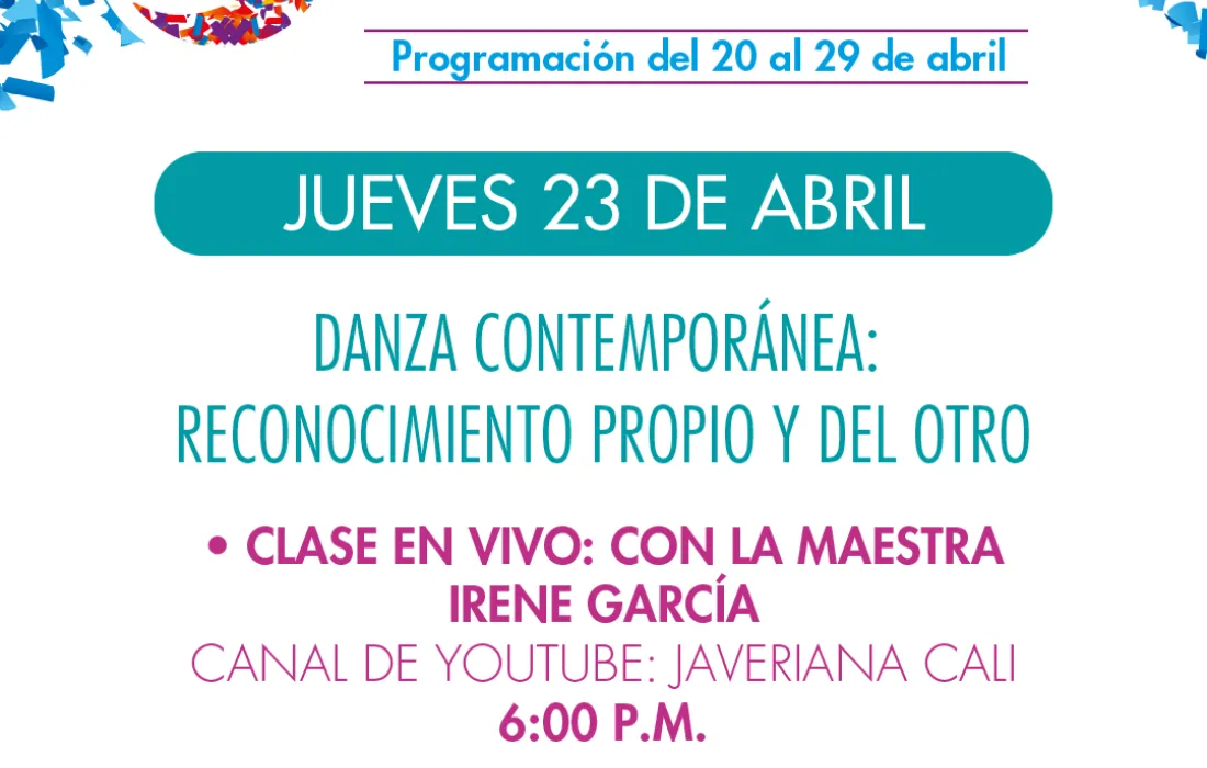 VI Festival Universitario Gente Que Danza ‘Comunidad en Movimiento’ 2020 VI Festival Universitario Gente Que Danza ‘Comunidad en Movimiento’ 2020