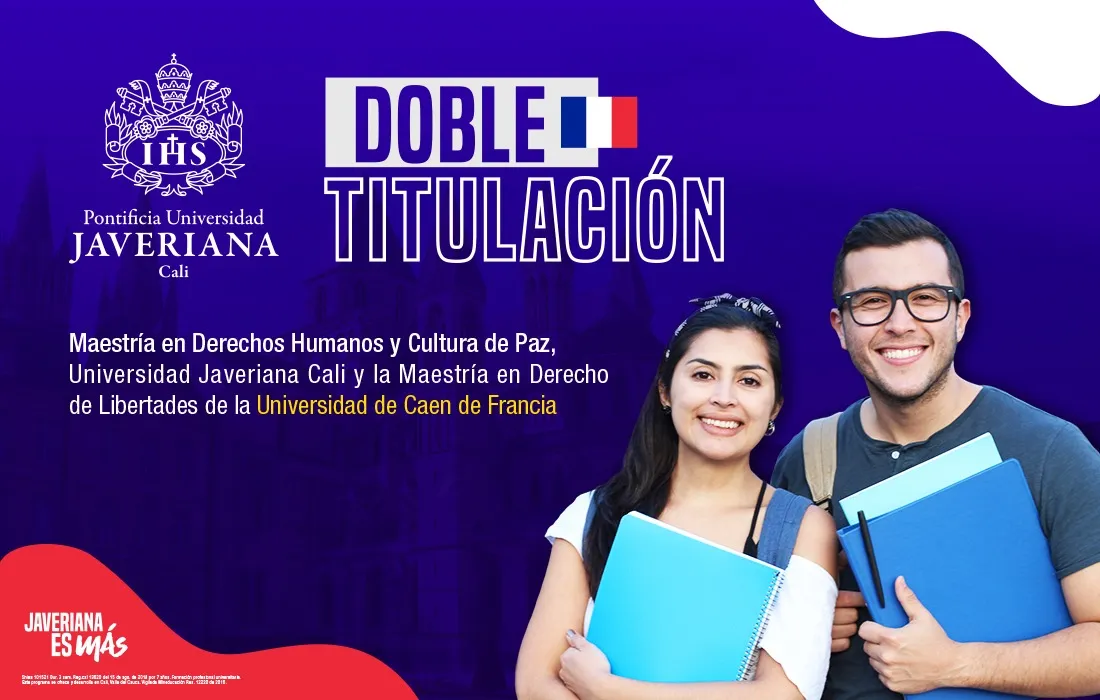 Doble titulación con la Maestría Doble titulación con la Maestría