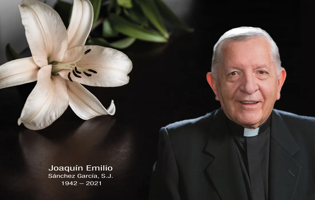 Anunciamos la Pascua del padre Joaquín Emilio Sánchez García, S.J.