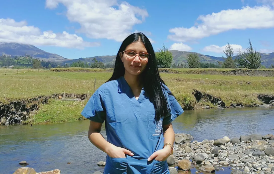 Diana Cristina Inchuchala, estudiante de último semestre de Nutrición y Dietética. Diana Cristina Inchuchala, estudiante de último semestre de Nutrición y Dietética.