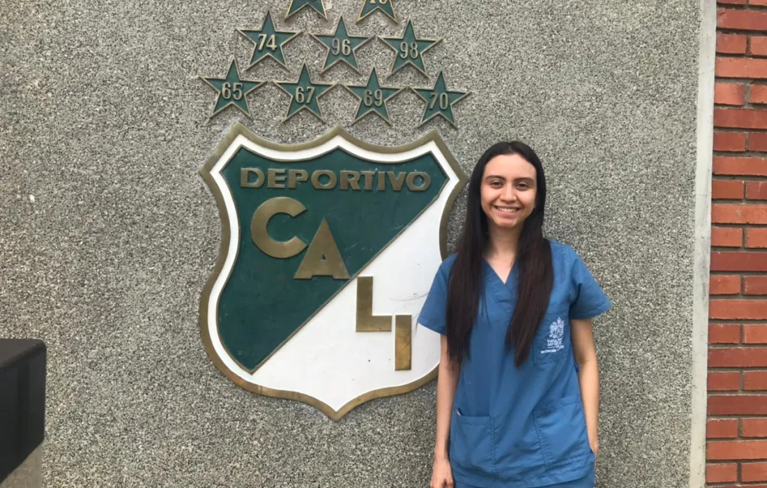 Isabella Rincón, esgresada de la carrera que hizo práctica en el Deportivo Cali. Isabella Rincón, esgresada de la carrera que hizo práctica en el Deportivo Cali.