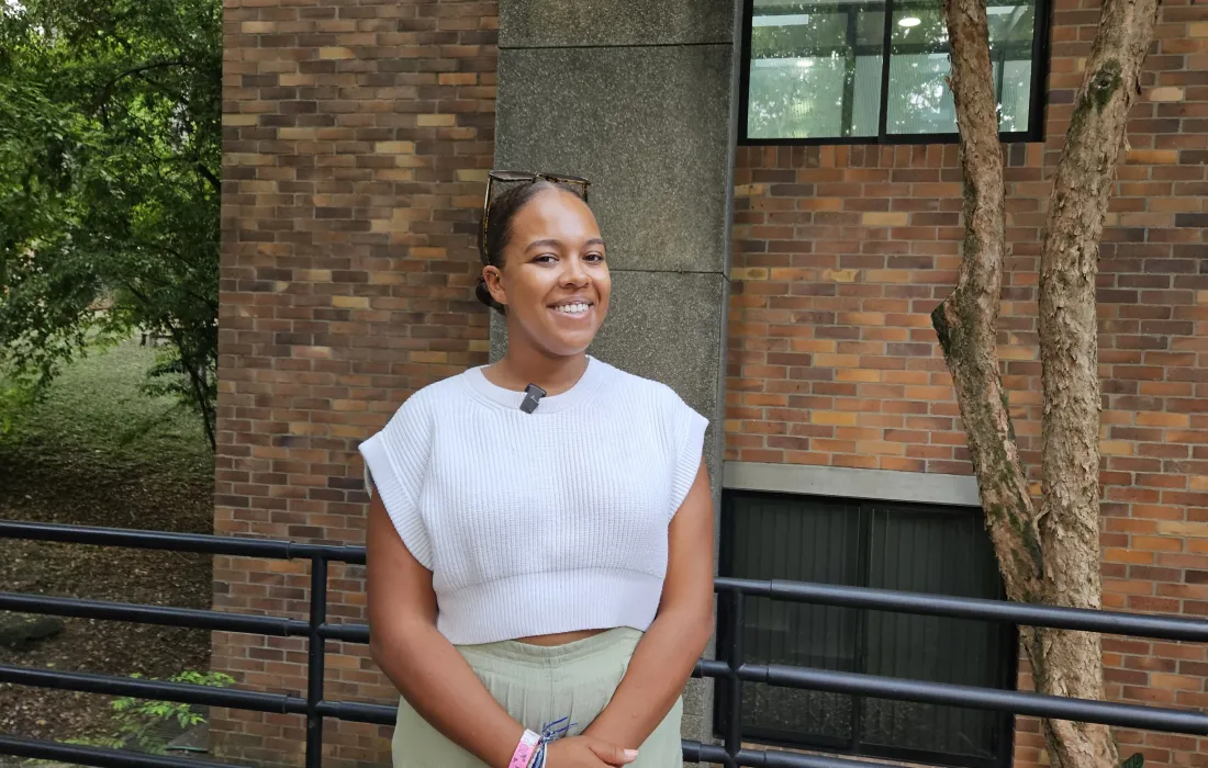 Estudiante Internacional Anelle se encuentra realizando doble titulación con la carrera de Negocios Internacionales