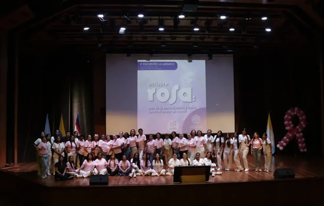 Javeriana Cali se unió a Octubre Rosa con un espacio de sensibilización para la prevención del cáncer de mama