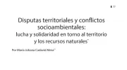 Disputas territoriales y conflictos soc