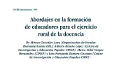 Abordajes en la formación de educadores para el ejercicio rural de la docencia