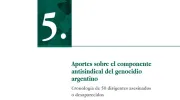 Aportes sobre el componente antisindical del genocidio argentino