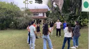 Jóvenes siguen las Huellas del Primer Caminante en Javeriana Cali Jóvenes siguen las Huellas del Primer Caminante en Javeriana Cali