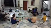 Jóvenes siguen las Huellas del Primer Caminante en Javeriana Cali Jóvenes siguen las Huellas del Primer Caminante en Javeriana Cali