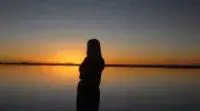 Fotografía Laura Bernal en el Salar de Uyuni