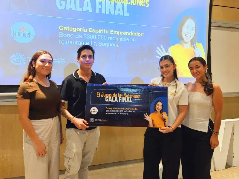 Estudiantes javerianos participaron en El Juego de las Soluciones, concurso de innovación de Campus Nova