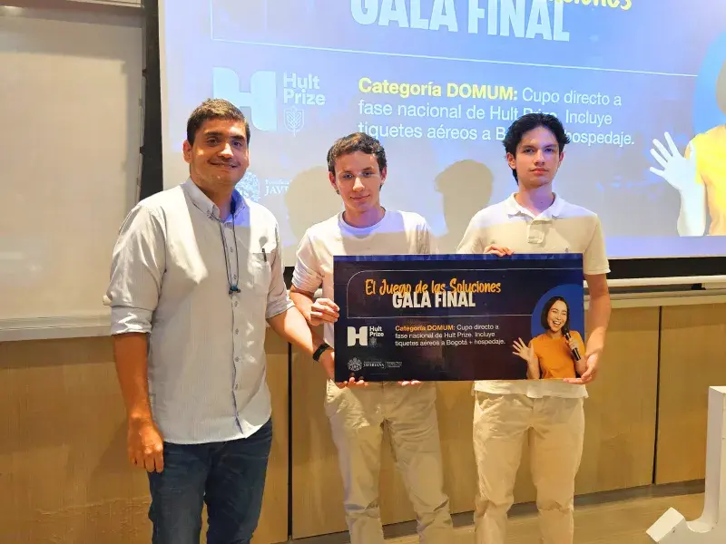 Estudiantes javerianos participaron en El Juego de las Soluciones, concurso de innovación de Campus Nova