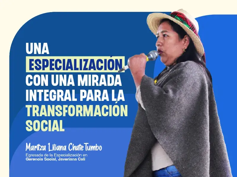 Maritza Chate Especialización en Gerencia Social 