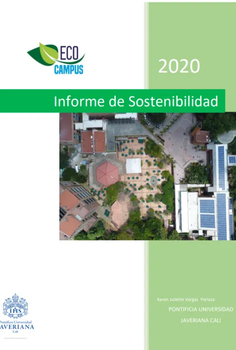 Informe de sostenibilidad 2020
