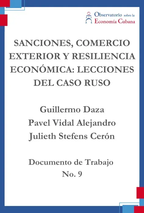 Portada Sanciones, comercio exterior y resiliencia económica